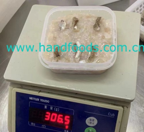 Frozen raw Crab meat
