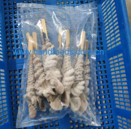 Frozen Cleaned Small Octopus Skewer